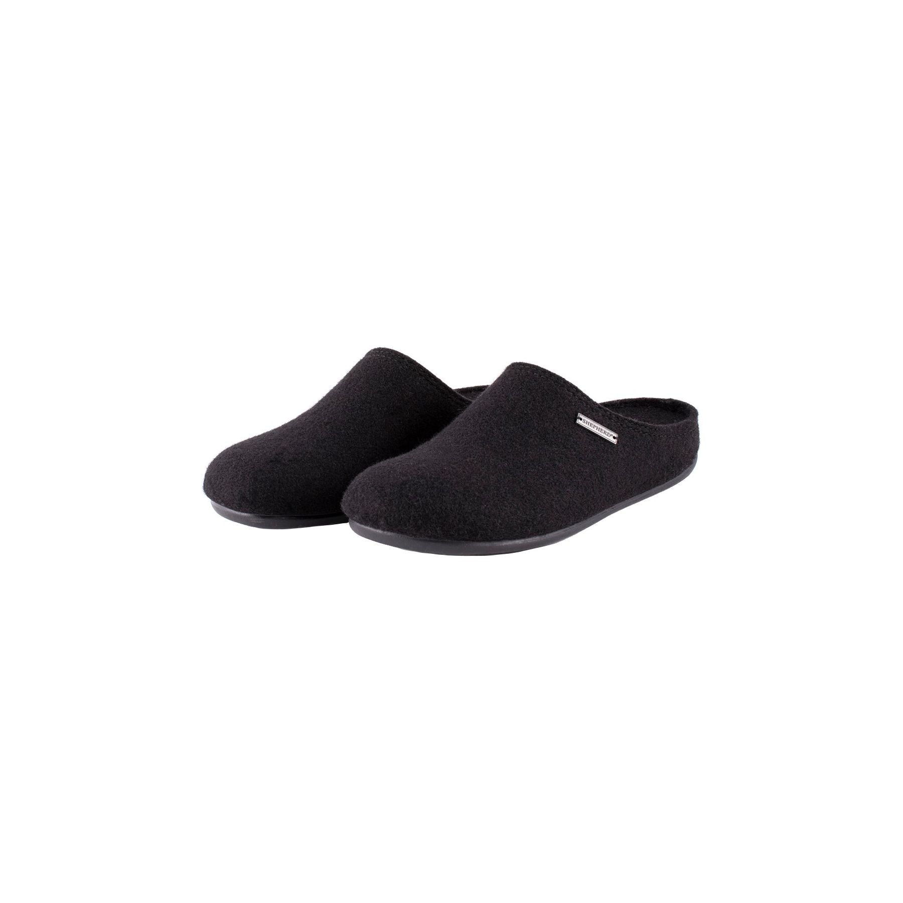Shepherd of Sweden W Slippers Cilla Slipper, Black