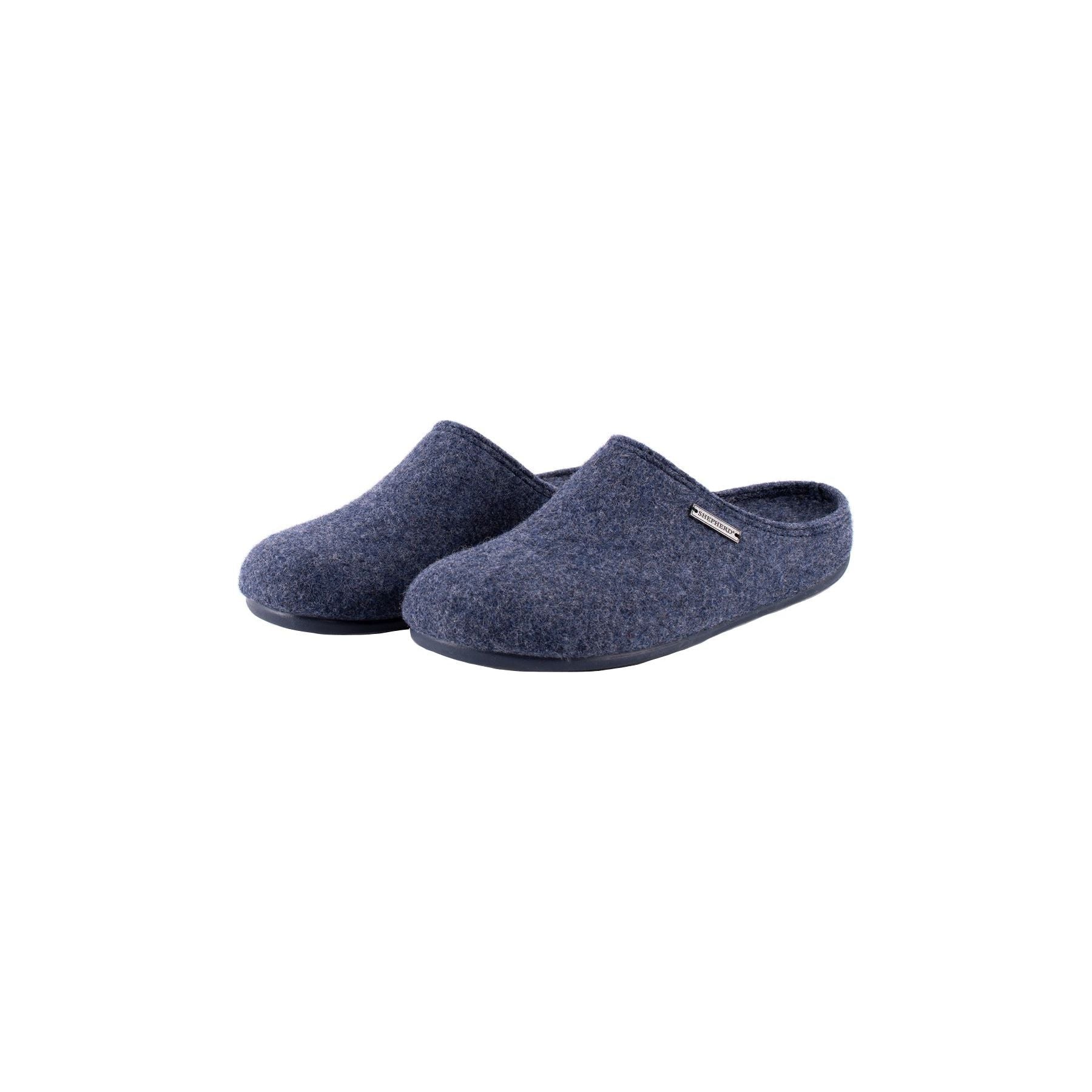 Shepherd of Sweden W Slippers Cilla Slipper, Navy