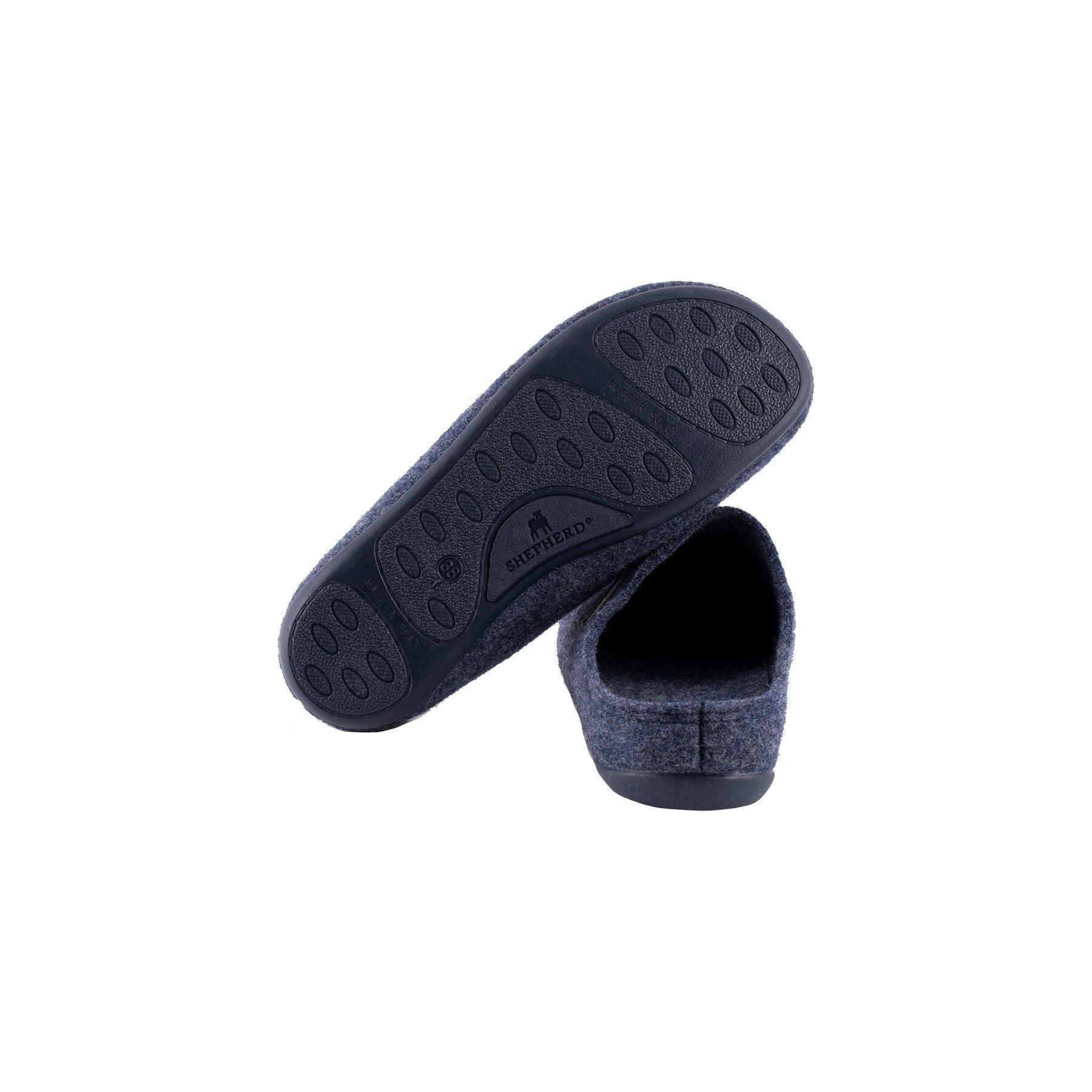 Shepherd of Sweden W Slippers Cilla Slipper, Navy