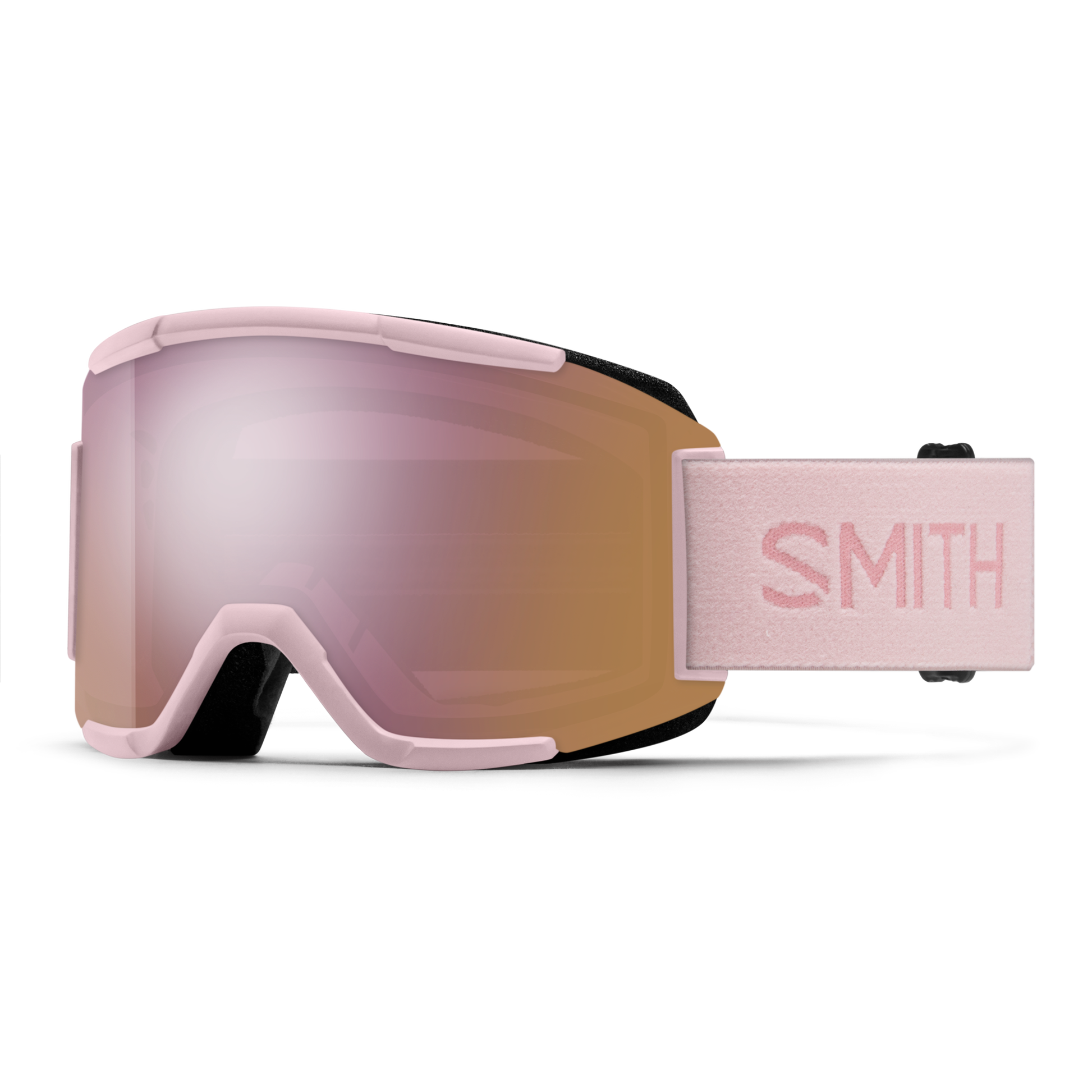Smith Optics Snow Goggle Squad - Carnation - ChromaPop Everyday Rose Gold Mirror