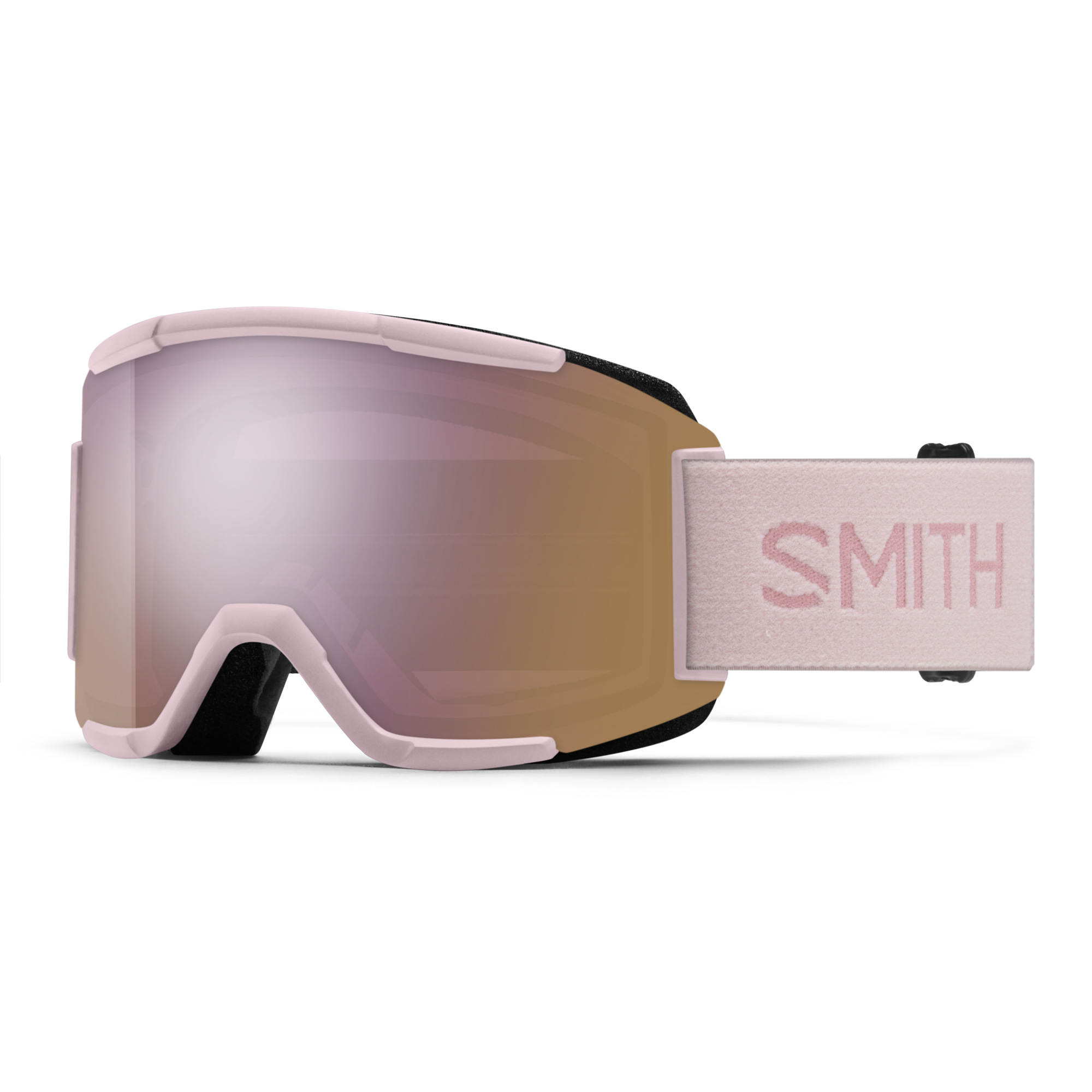 Smith Optics Snow Goggle Squad - Carnation - ChromaPop Everyday Rose Gold Mirror