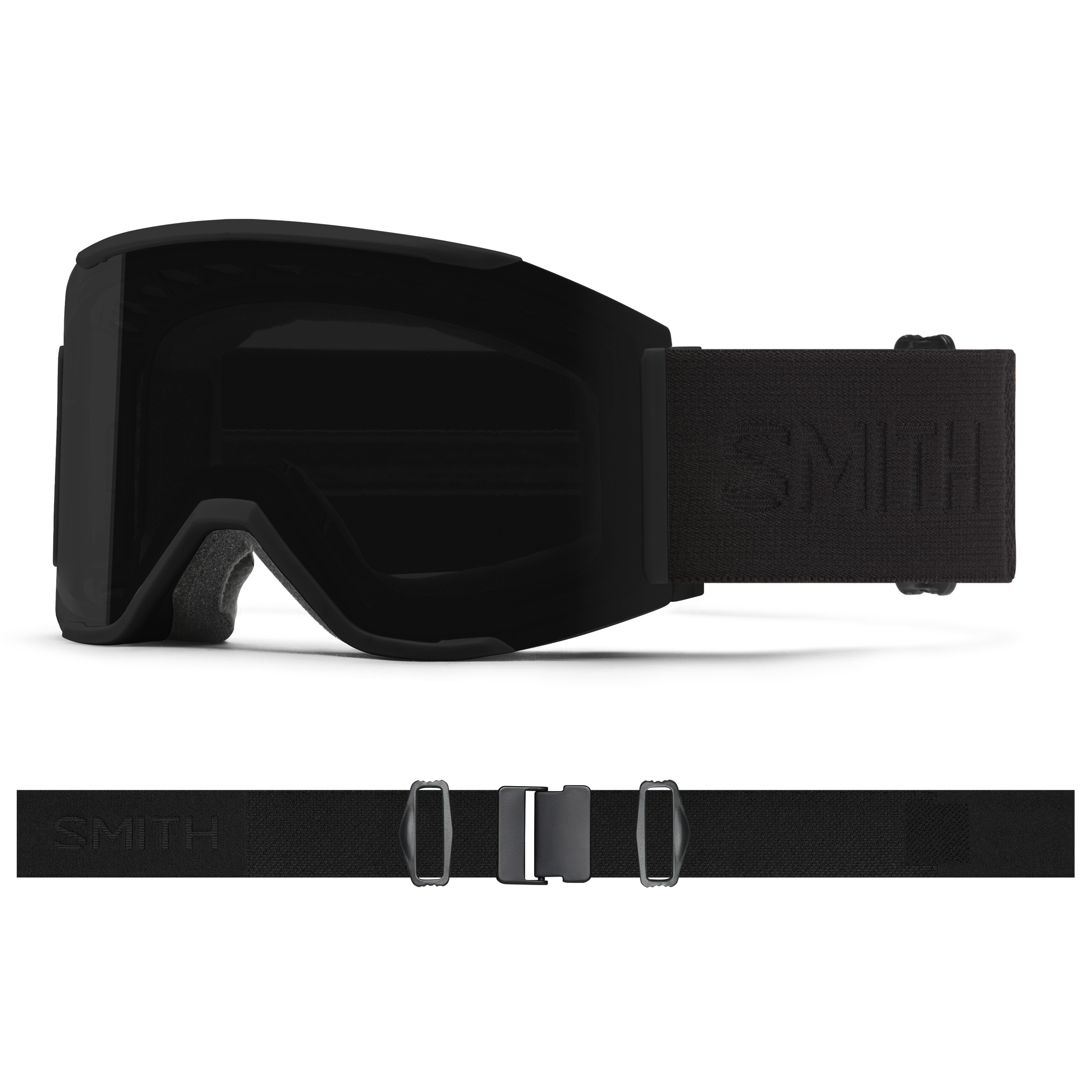 Smith Optics Snow Goggle Squad MAG - Blackout - Chromapop Everyday Sun Black