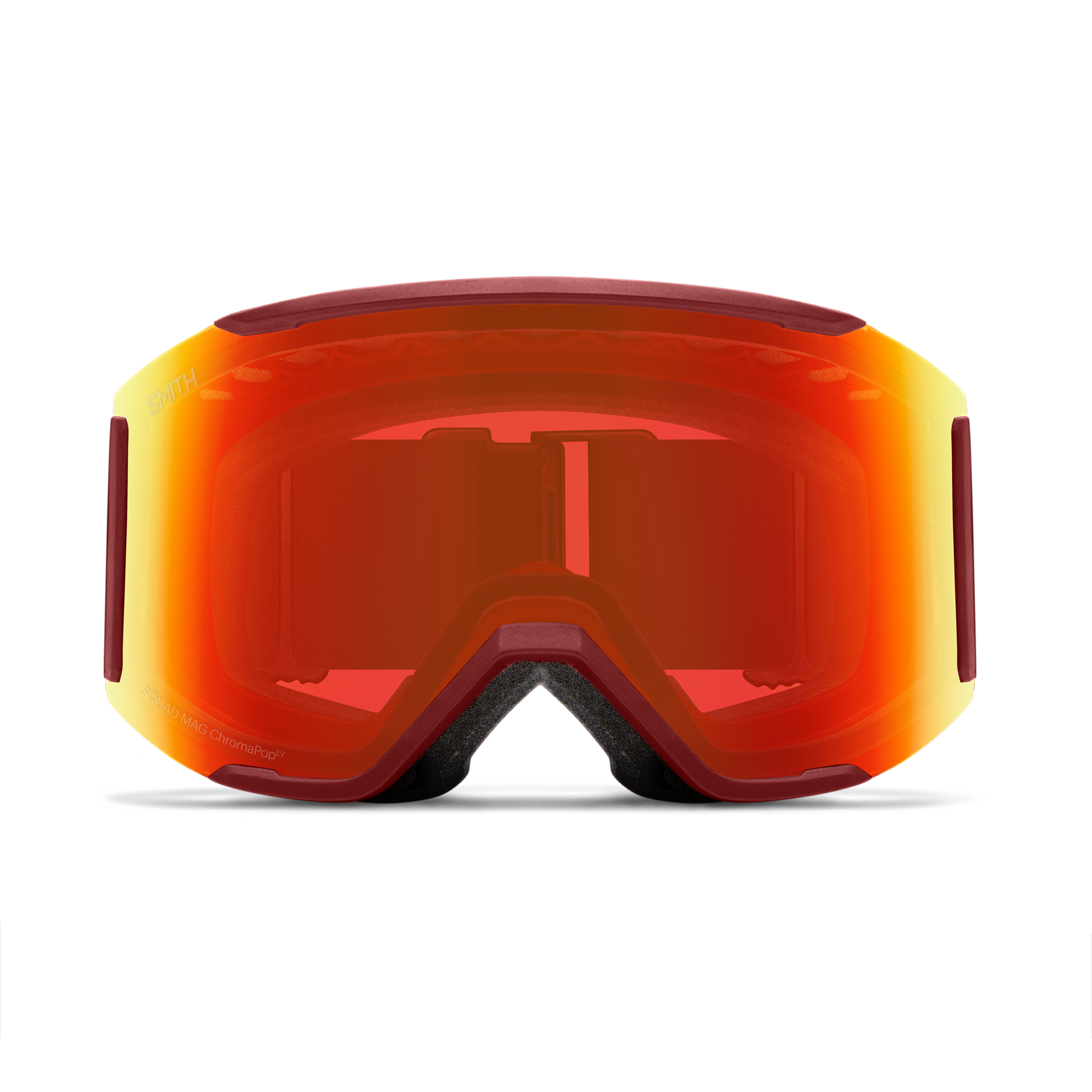 Smith Optics Snow Goggle Squad MAG - Ironwood - Chromapop Everyday Red Mirror
