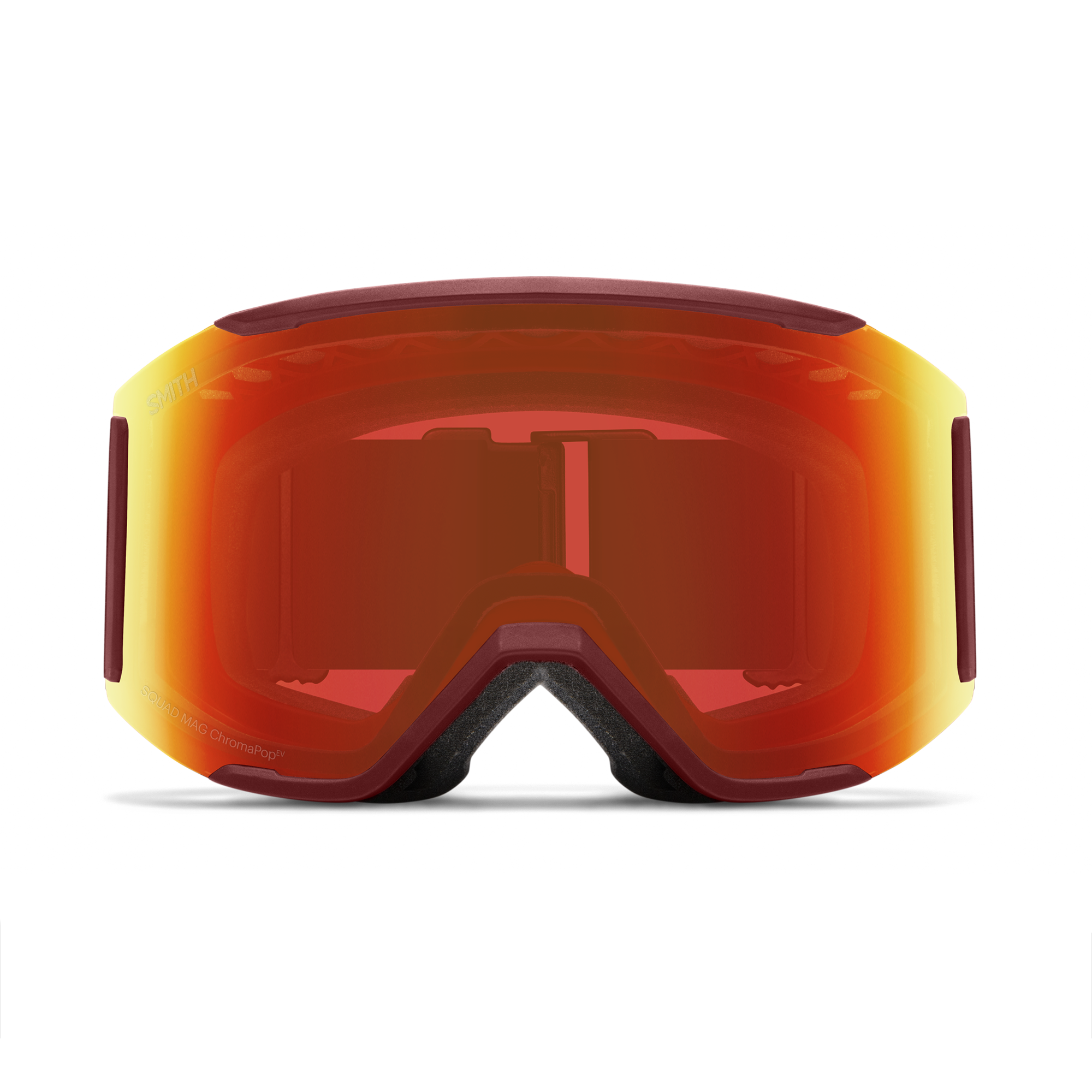 Smith Optics Snow Goggle Squad MAG - Ironwood - Chromapop Everyday Red Mirror