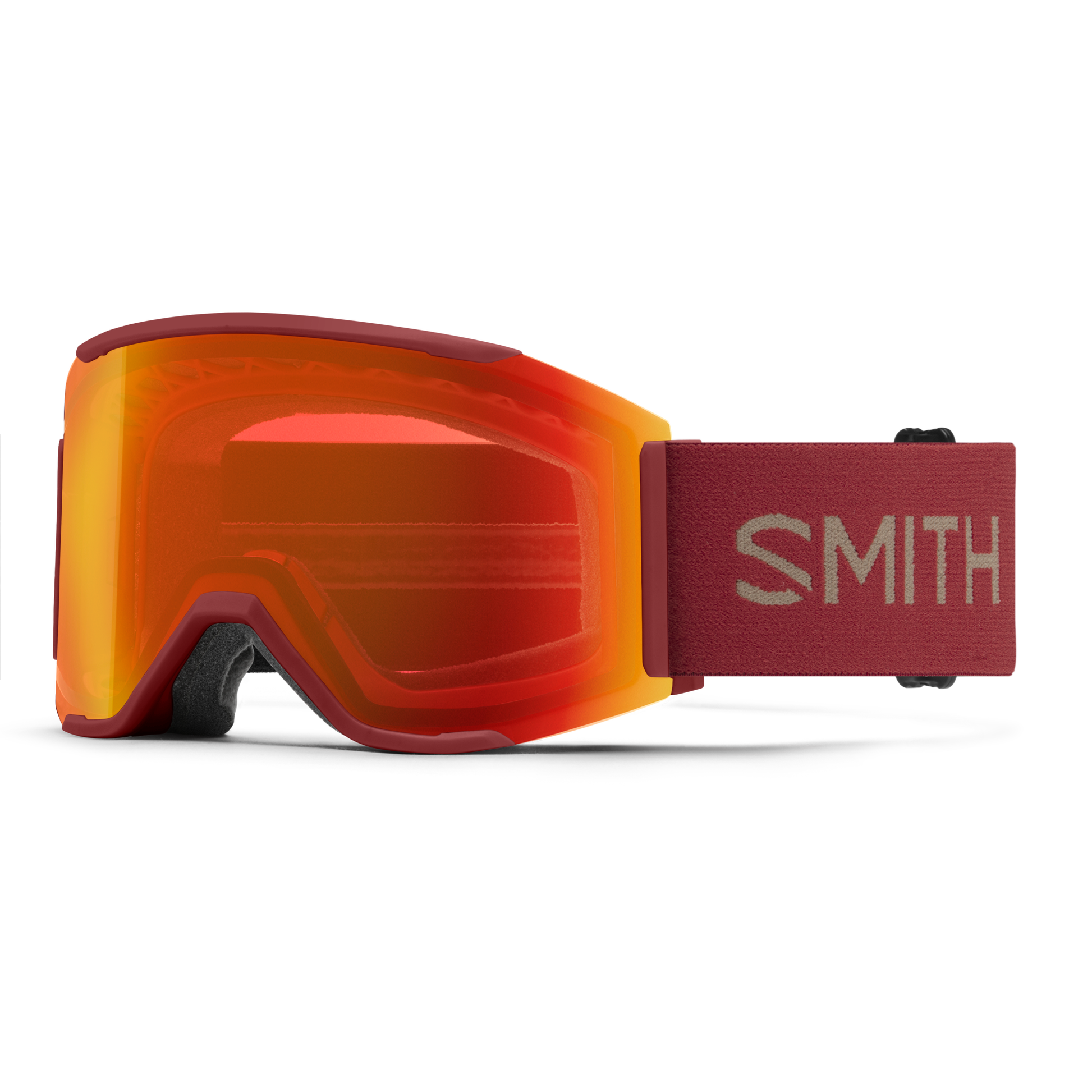 Smith Optics Snow Goggle Squad MAG - Ironwood - Chromapop Everyday Red Mirror