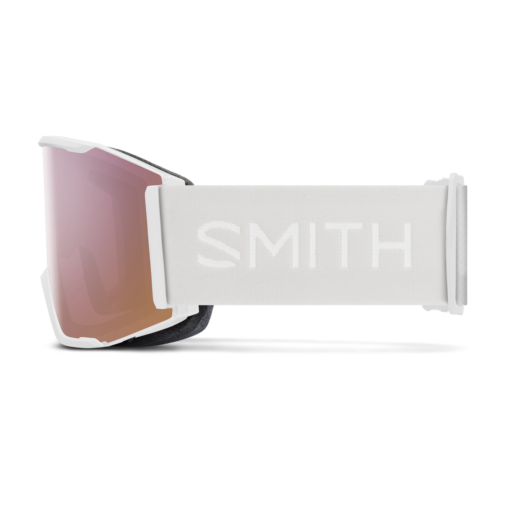 Smith Optics Snow Goggle Squad MAG - White Vapor - ChromaPop Everyday Rose Gold Mirror