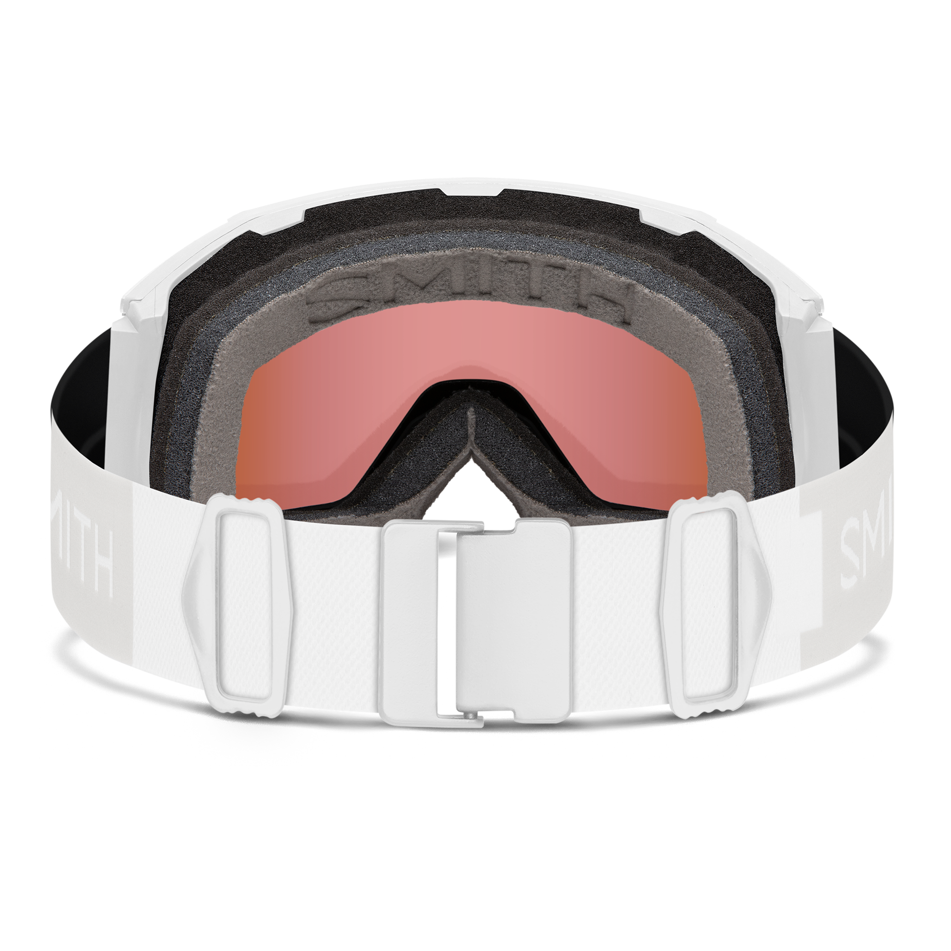Smith Optics Snow Goggle Squad MAG - White Vapor - ChromaPop Everyday Rose Gold Mirror