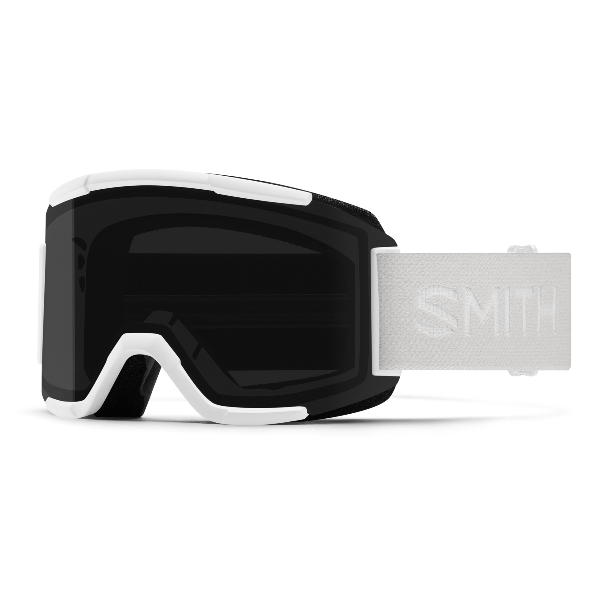 Smith Optics Snow Goggle Squad - White Vapor - ChromaPop Sun Black