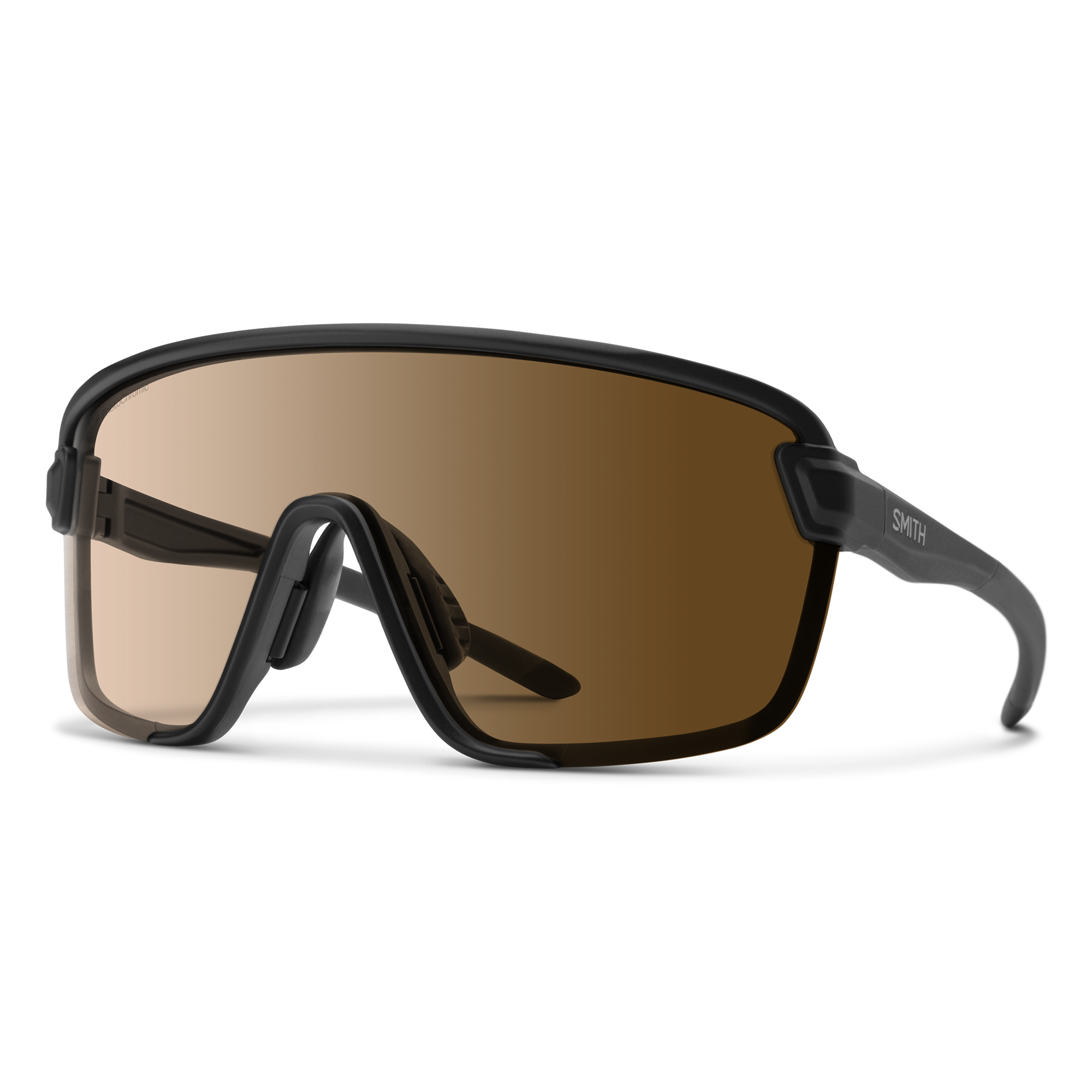 Smith Optics Sunglass Bobcat - Matte Black - ChromaPop Photochromic Brown