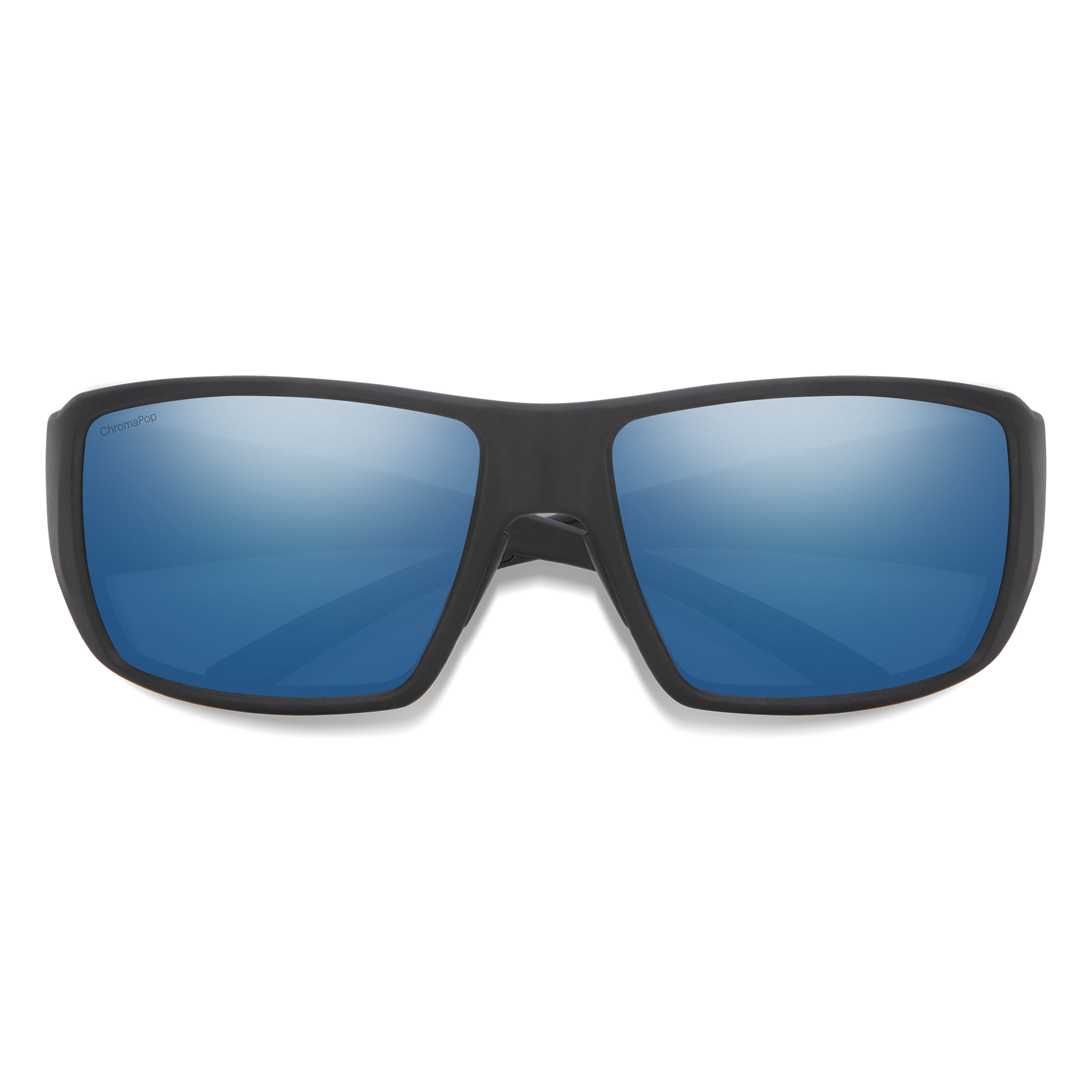 Smith Optics Sunglass Guide's Choice - Matte Black - ChromaPop Polarized Blue Mirror