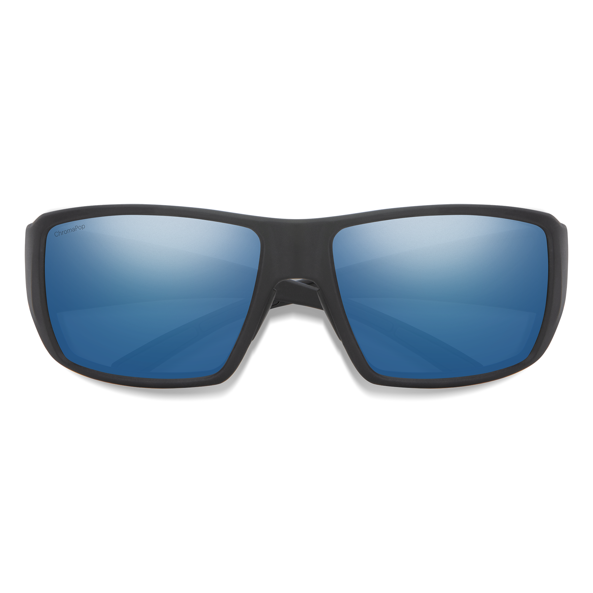 Smith Optics Sunglass Guide's Choice - Matte Black - ChromaPop Polarized Blue Mirror