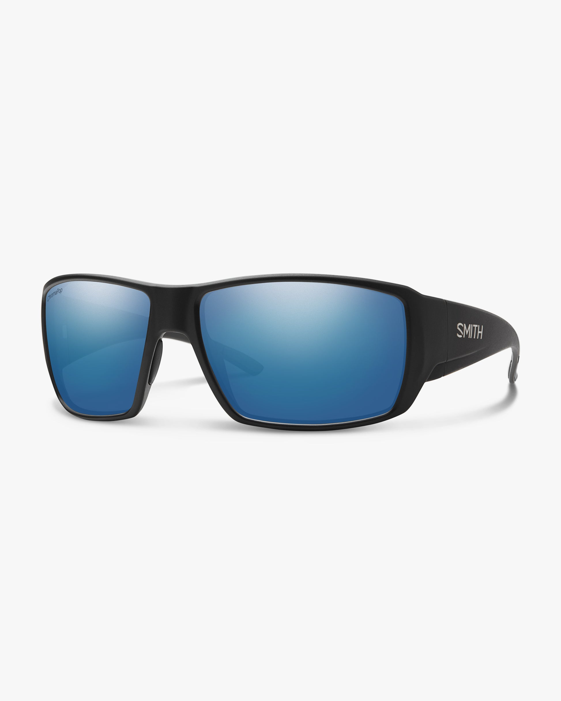 Smith Optics Sunglass Guide's Choice - Matte Black - ChromaPop Polarized Blue Mirror