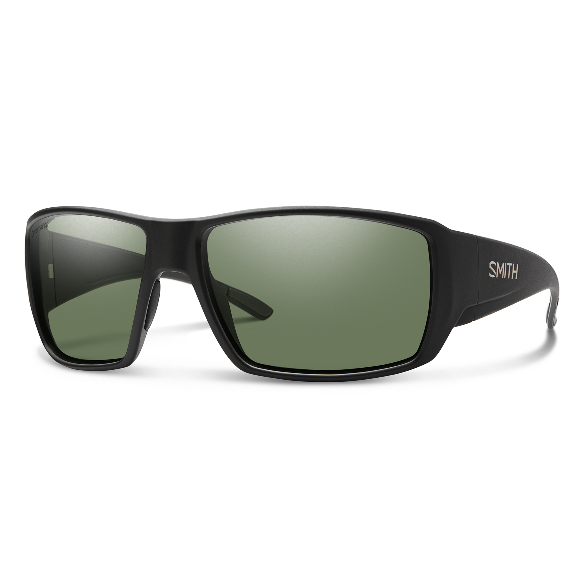 Smith Optics Sunglass Guide's Choice - Matte Black - ChromaPop Polarized Gray Green