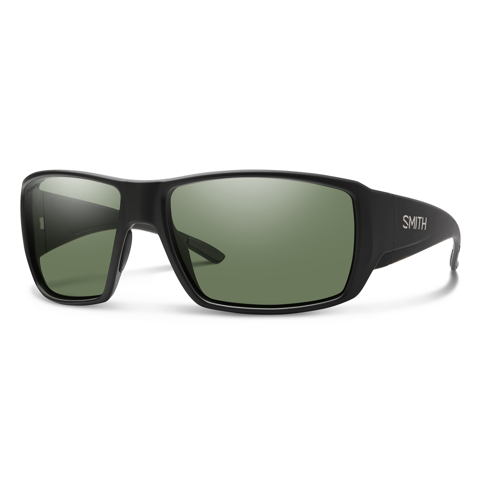 Smith Optics Sunglass Guide's Choice - Matte Black - ChromaPop Polarized Gray Green