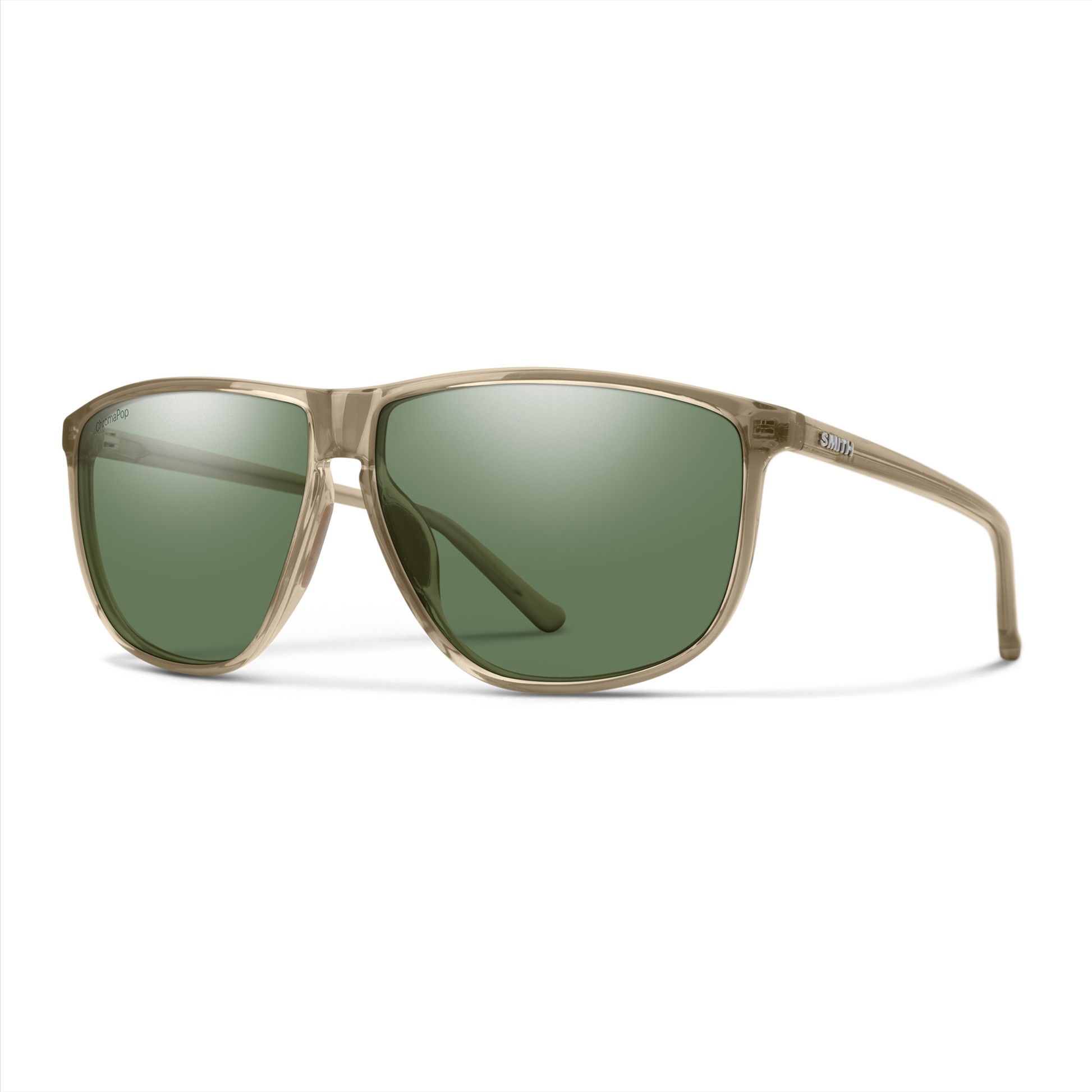 Smith Optics Sunglass Mono Lake - Summit Crystal - ChromaPop Polarized Gray Green