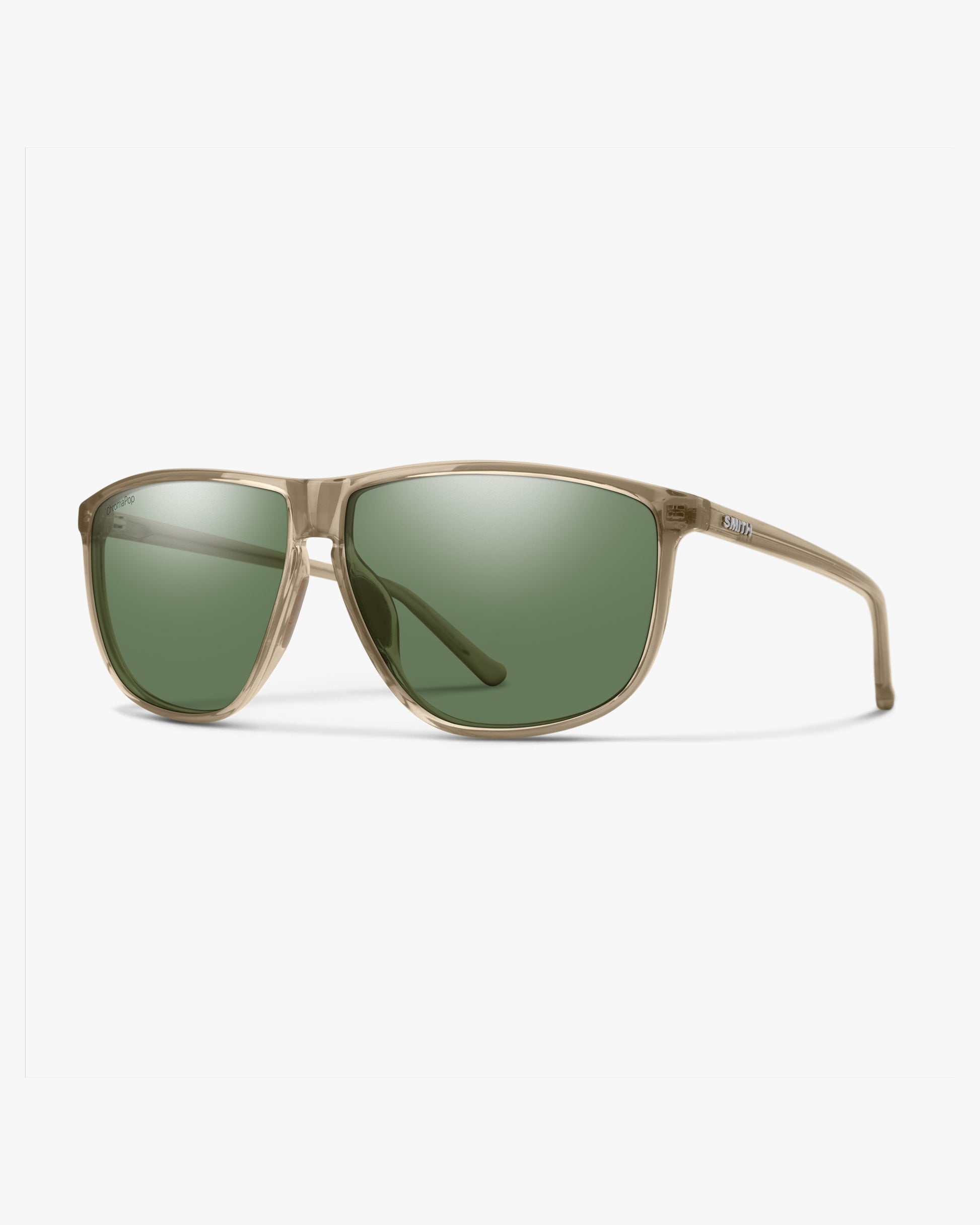 Smith Optics Sunglass Mono Lake - Summit Crystal - ChromaPop Polarized Gray Green