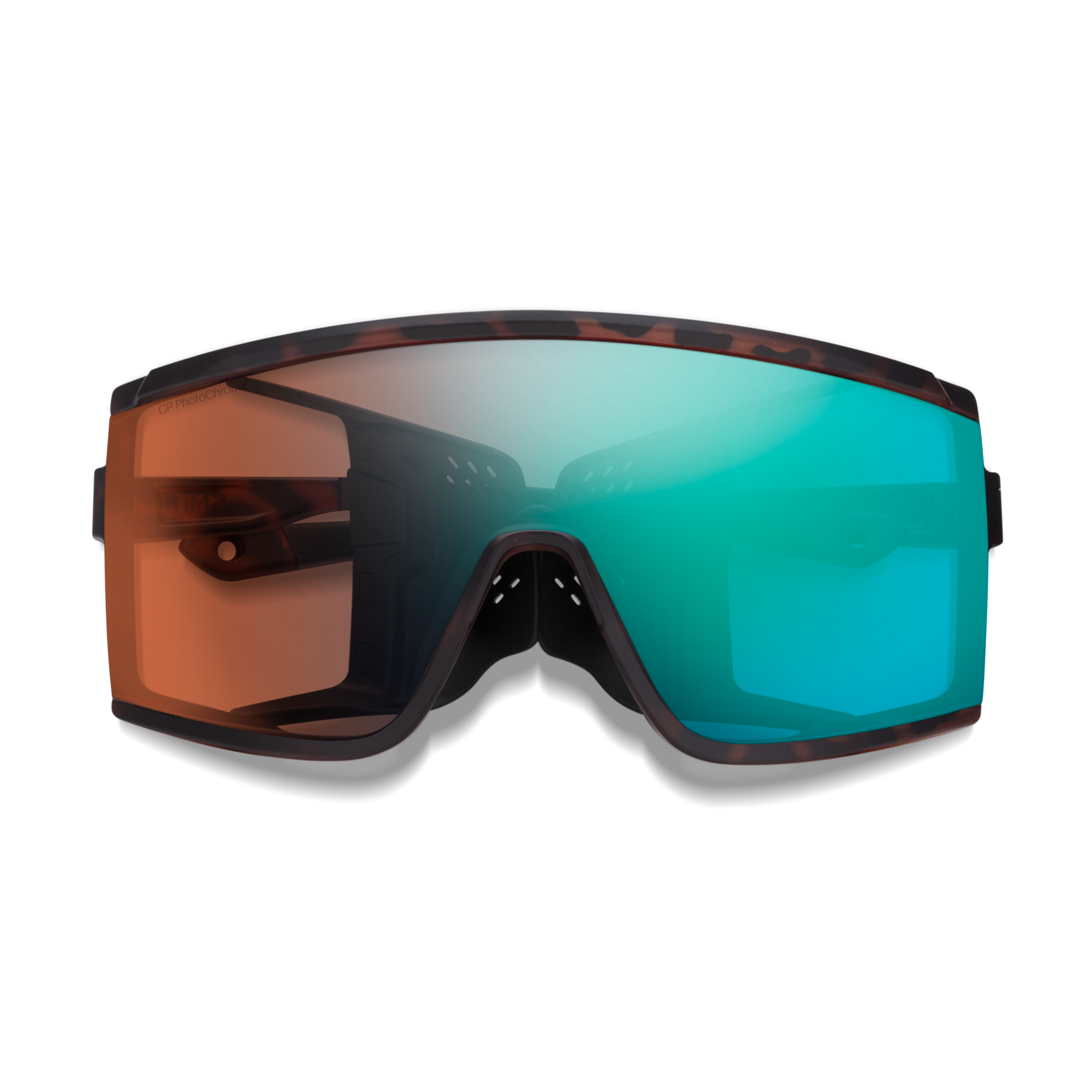 Smith Optics Sunglass Pursuit - Matte Tortoise - ChromaPop Glacier Photochromic Copper Opal Mirror
