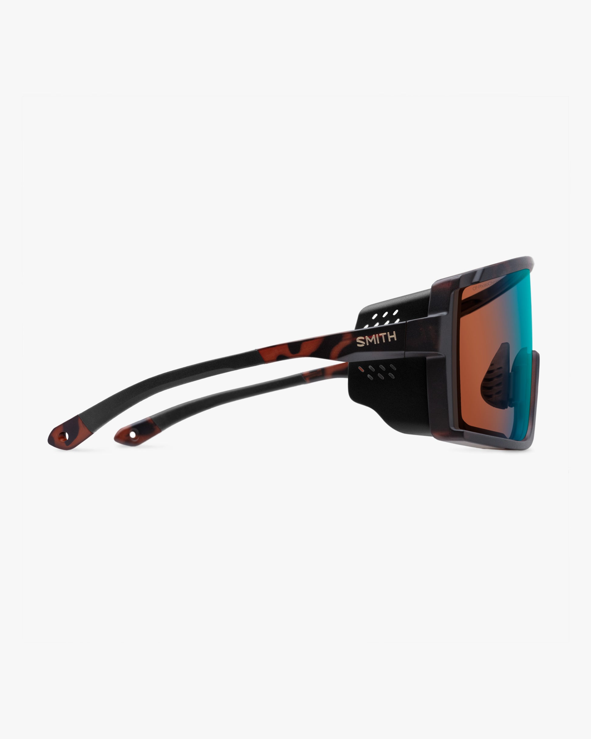 Smith Optics Sunglass Pursuit - Matte Tortoise - ChromaPop Glacier Photochromic Copper Opal Mirror