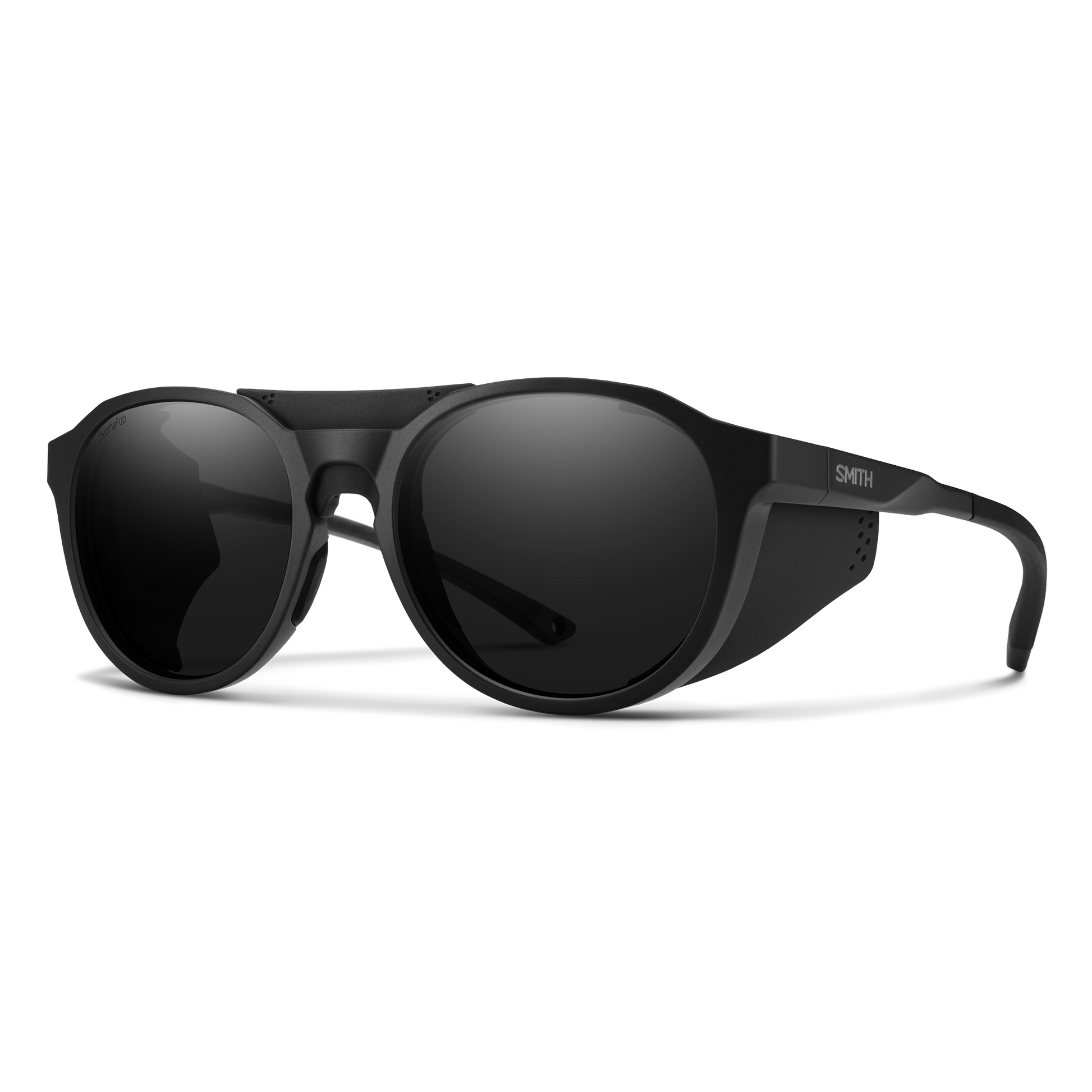 Smith Optics Sunglass Venture - Matte Black - ChromaPop Glass Polarized Black
