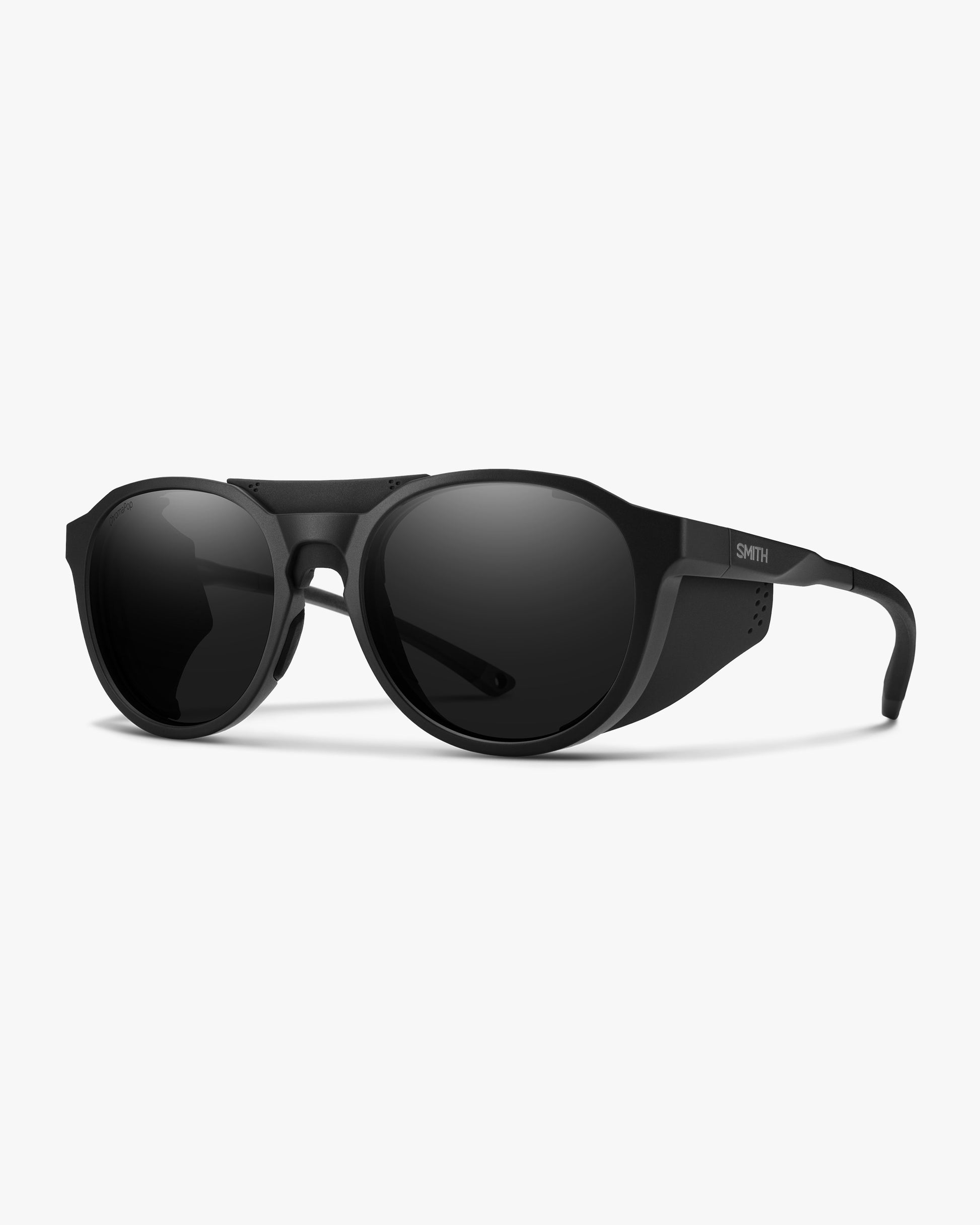 Smith Optics Sunglass Venture - Matte Black - ChromaPop Glass Polarized Black