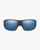 Smith Optics Sunglasses One Size Guide's Choice - Matte Black - Chromapop Glass Polarized Blue Mirror