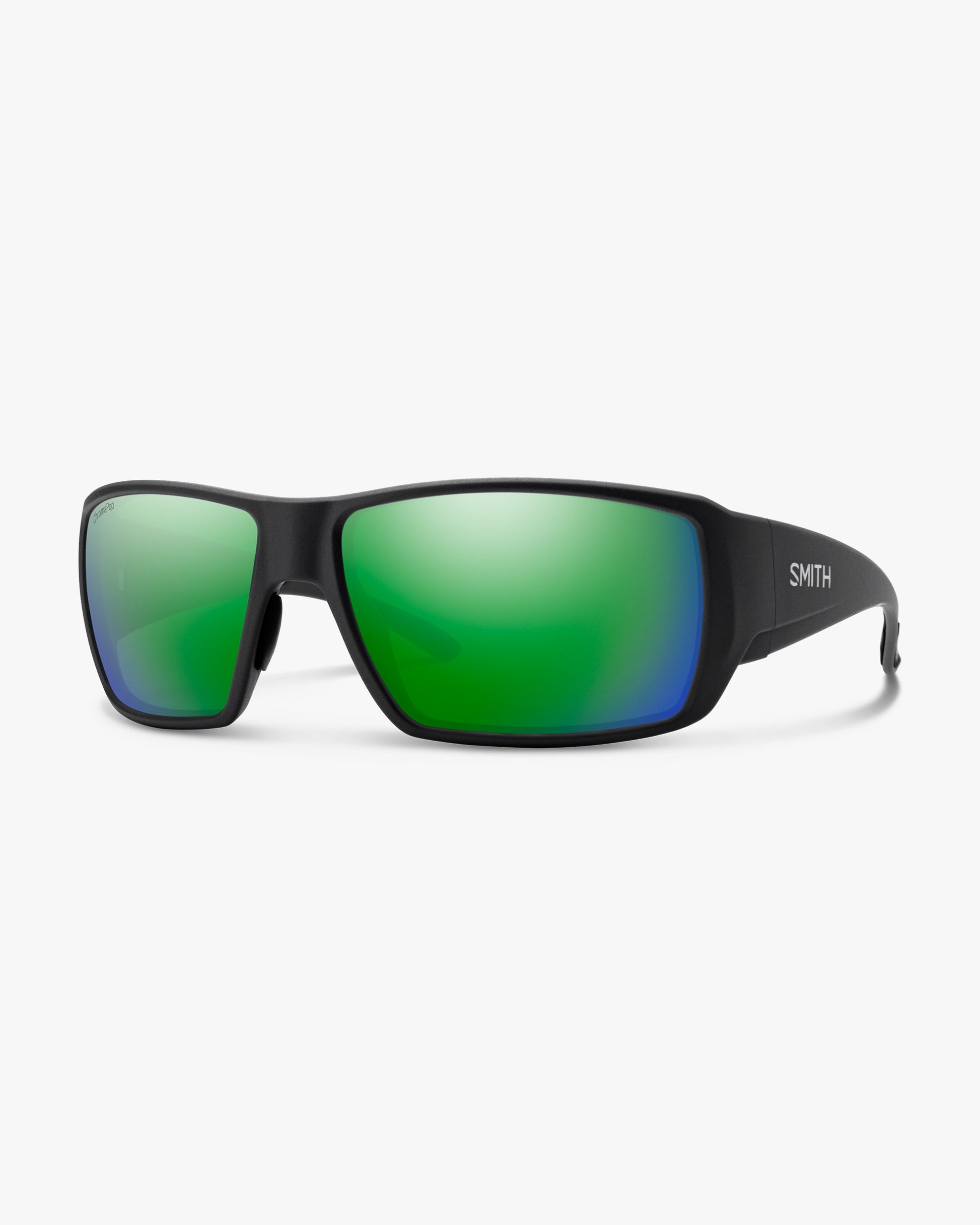 Smith Optics Sunglasses One Size Guide's Choice XL - Matte Black - Chromapop Glass Polarized Green Mirror