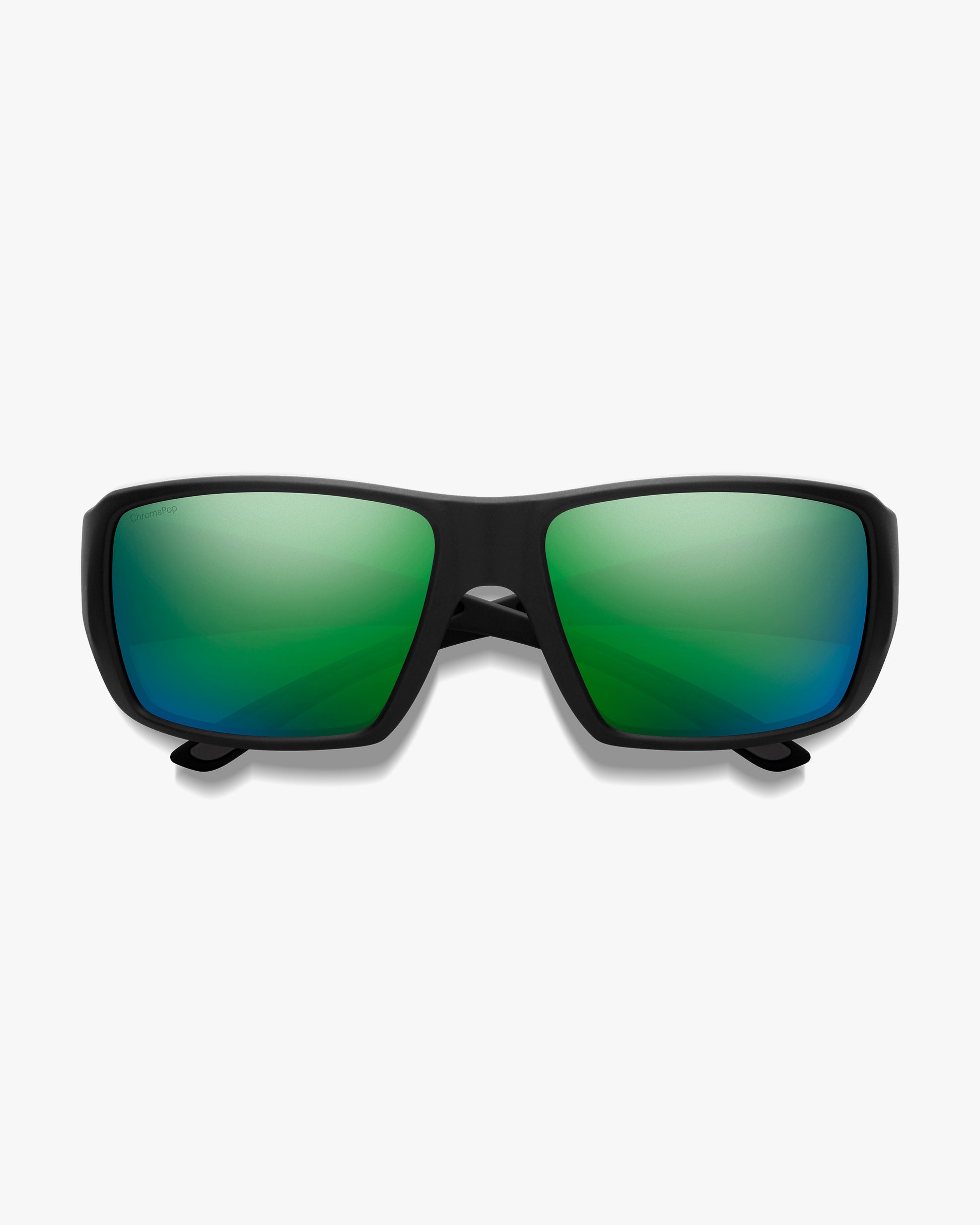 Smith Optics Sunglasses One Size Guide's Choice XL - Matte Black - Chromapop Glass Polarized Green Mirror