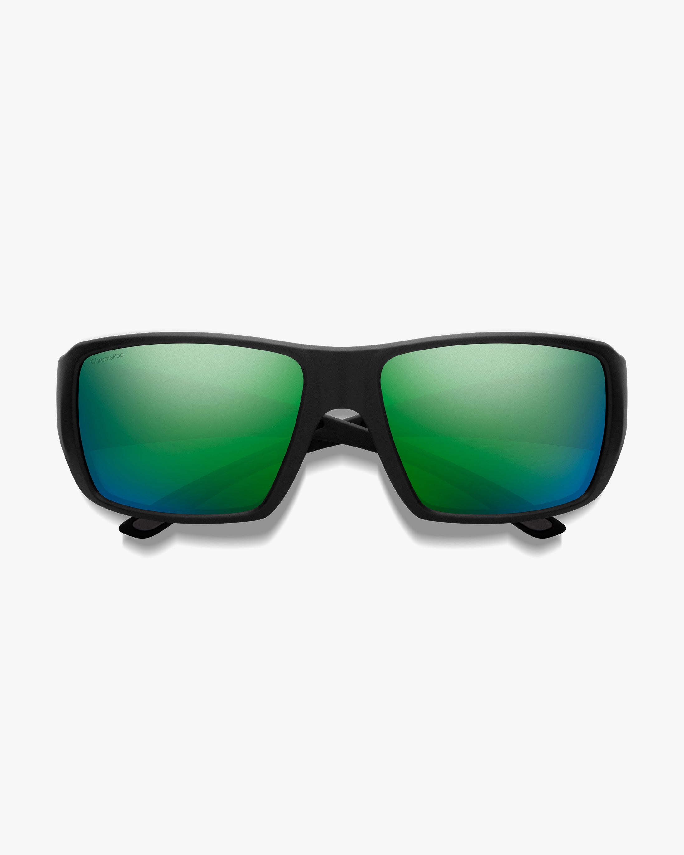 Smith Optics Sunglasses One Size Guide's Choice XL - Matte Black - Chromapop Glass Polarized Green Mirror