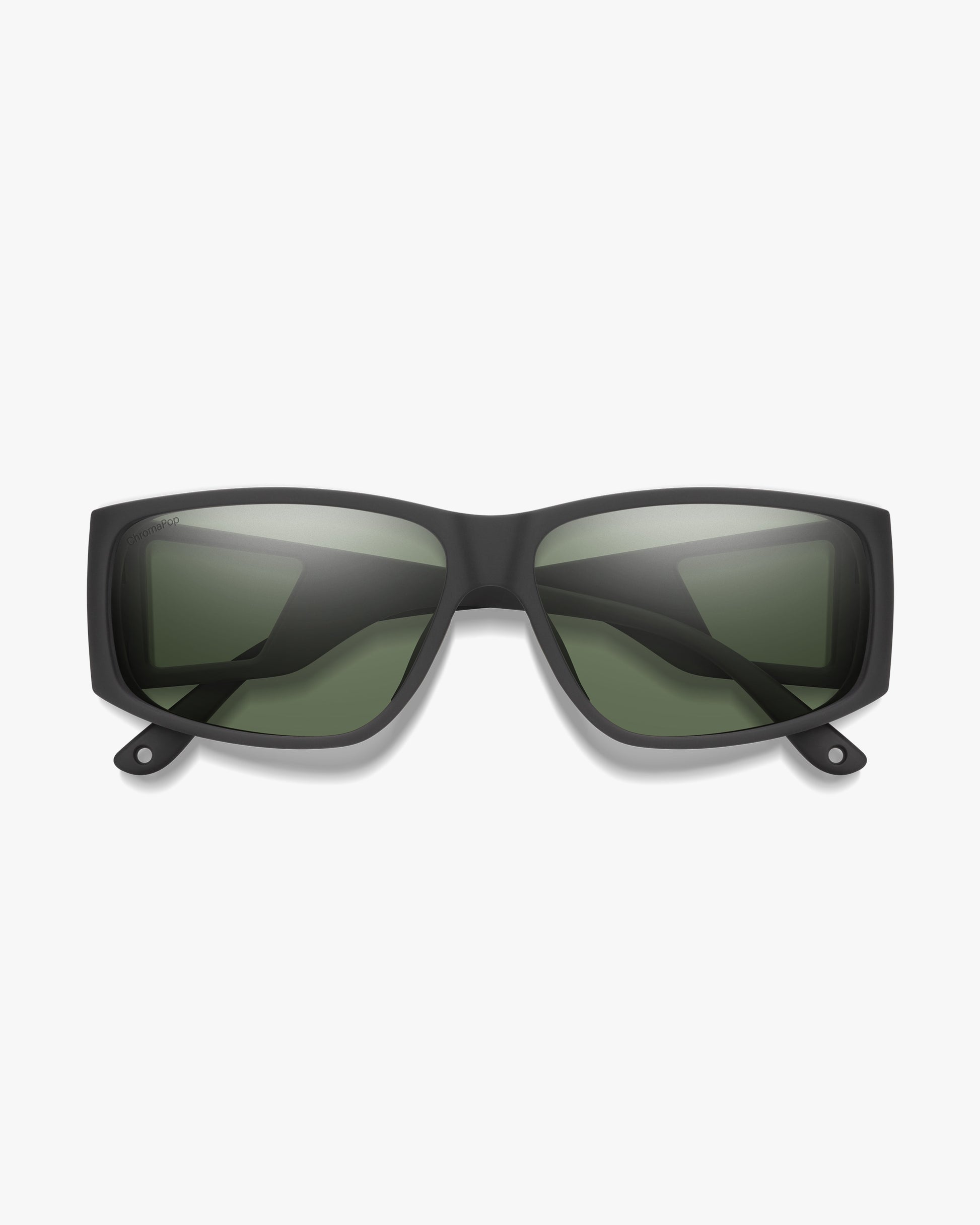 Smith Optics Sunglasses One Size Monroe Peak - Matte Black - Chromapop Polarized Gray Green