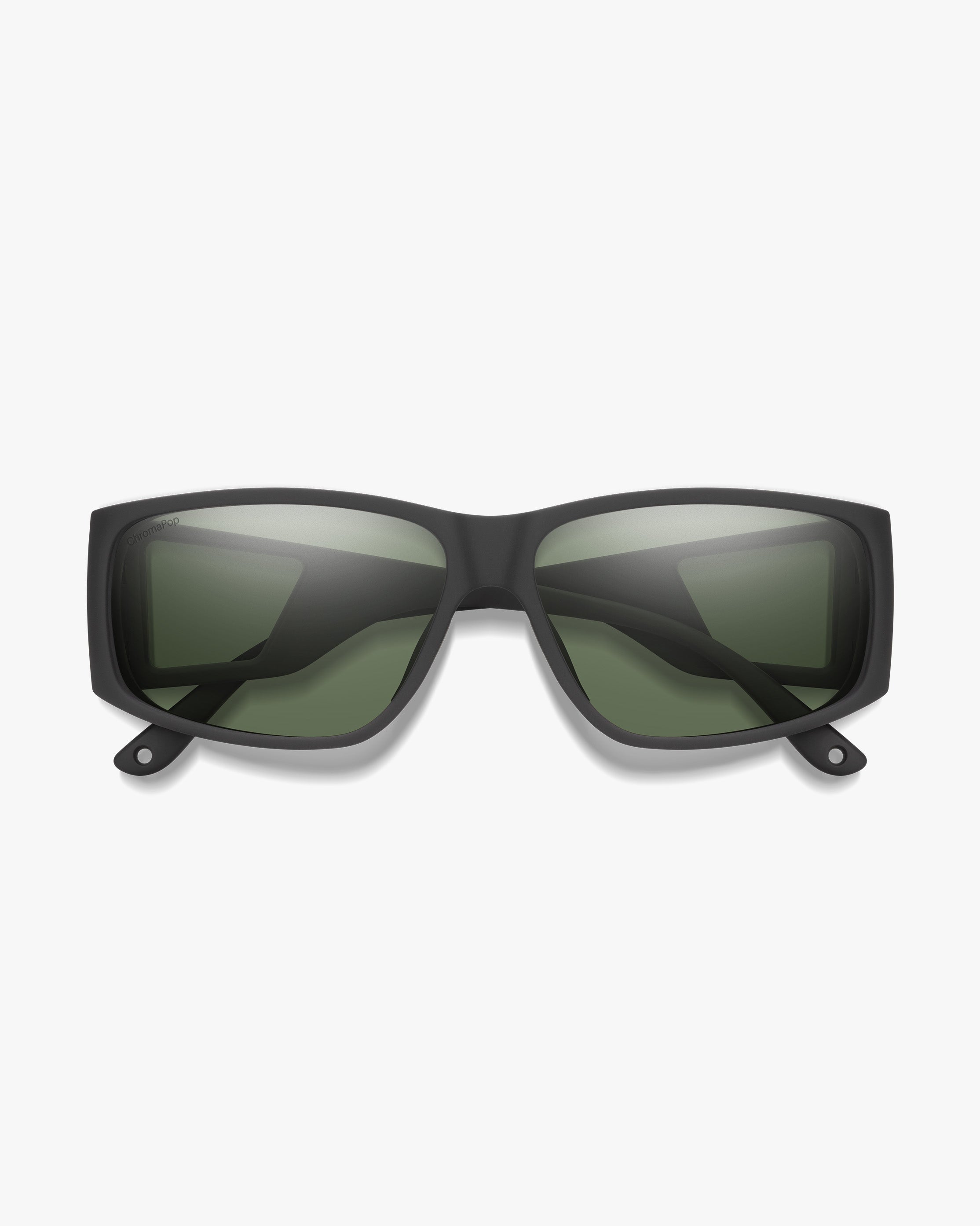 Smith Optics Sunglasses One Size Monroe Peak - Matte Black - Chromapop Polarized Gray Green