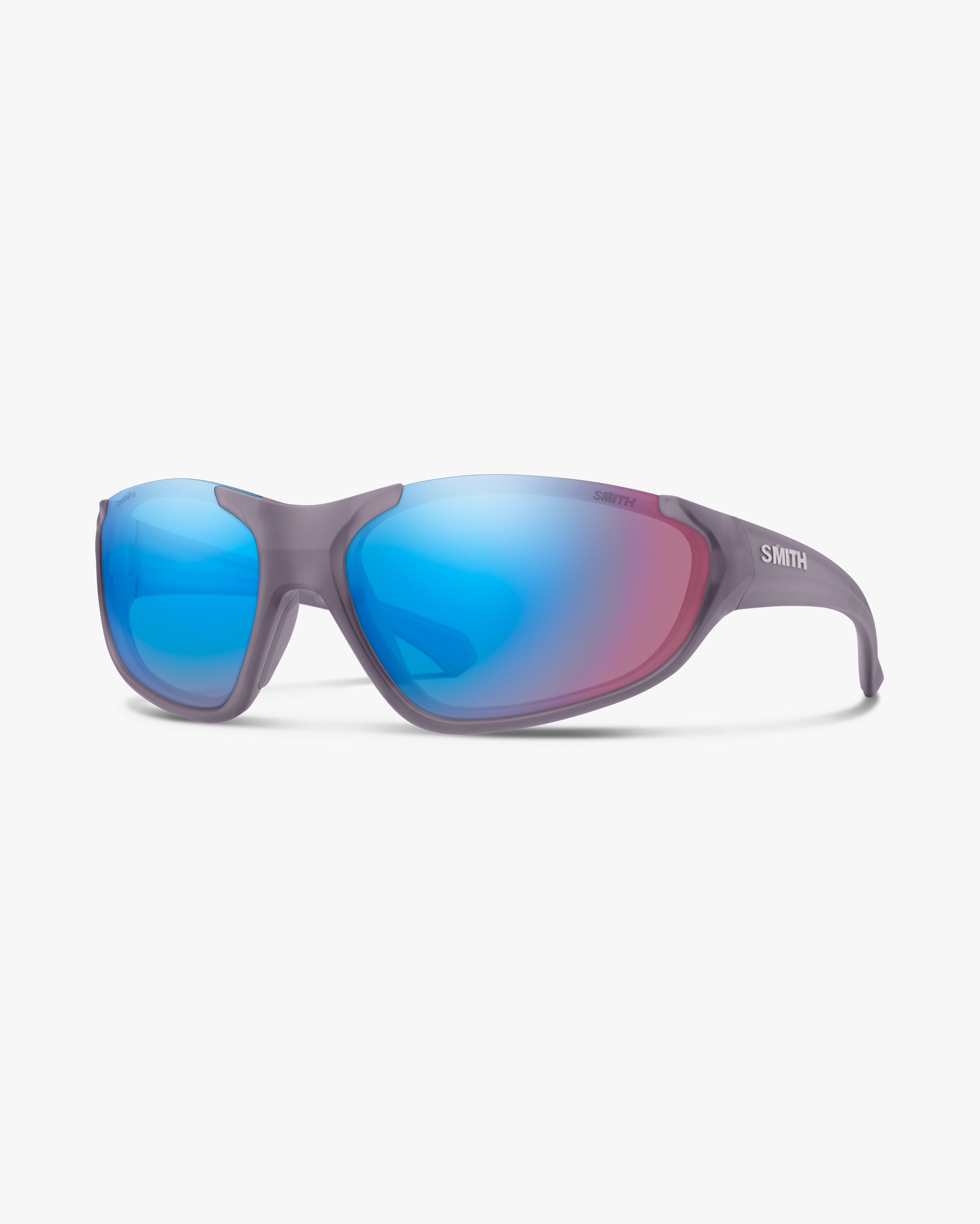 Smith Optics Sunglasses One Size Sliders - Matte Meteorite Crystal - Chroma Low Rose Blue Mirror