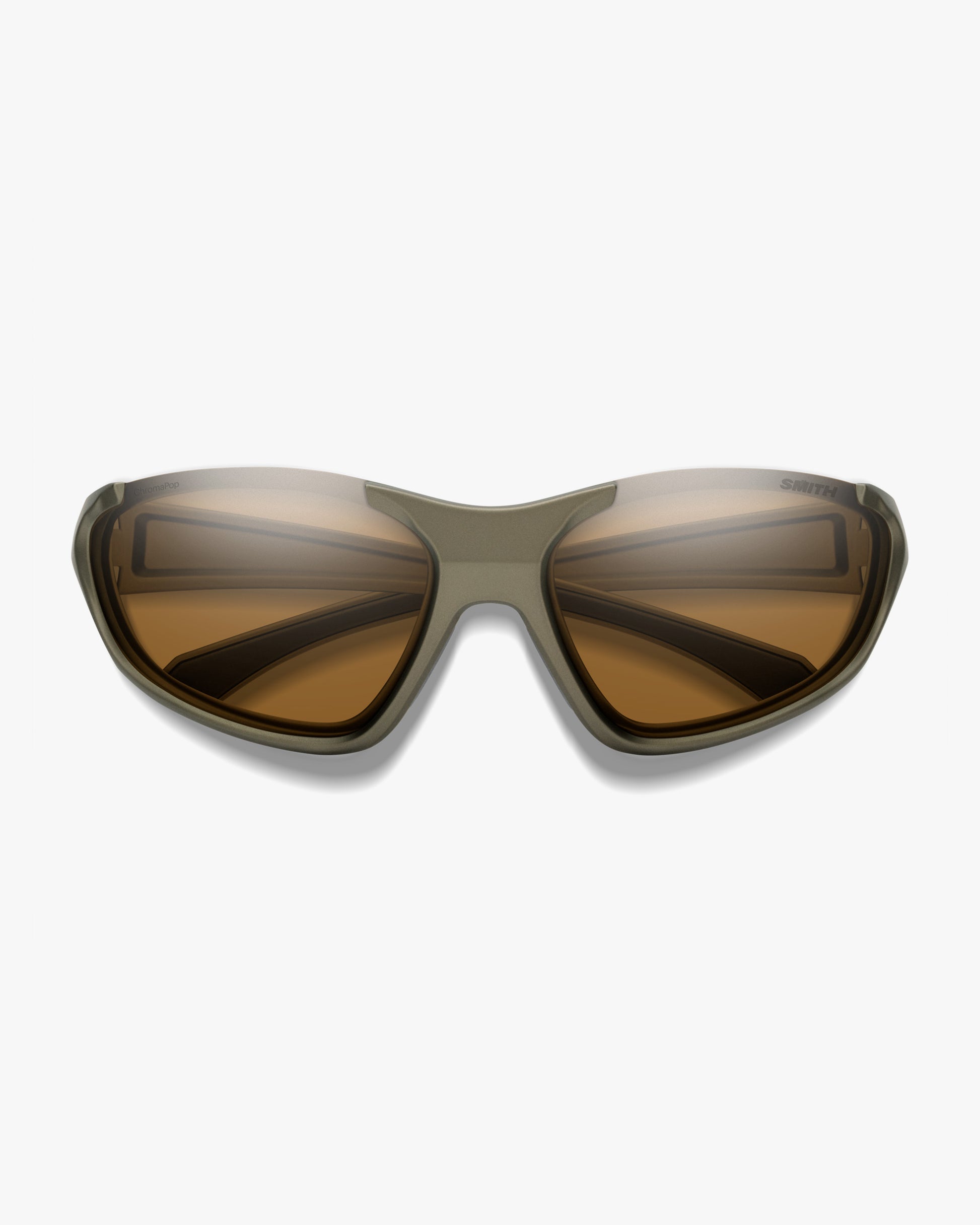 Smith Optics Sunglasses Sliders - Matte Olive Oil - ChromaPop Brown