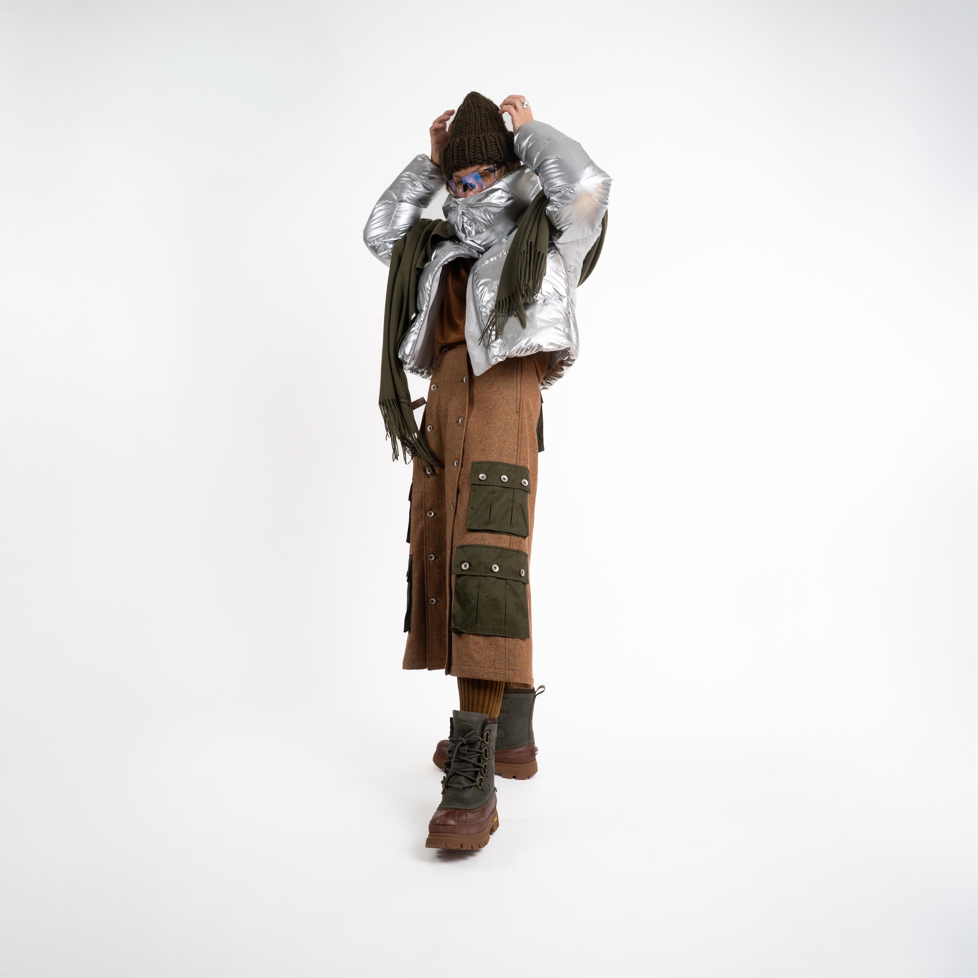 Sorel Shoes Sorel X Barbour Caribou Horizon™ GTX - Alpine Tundra/Gum 10