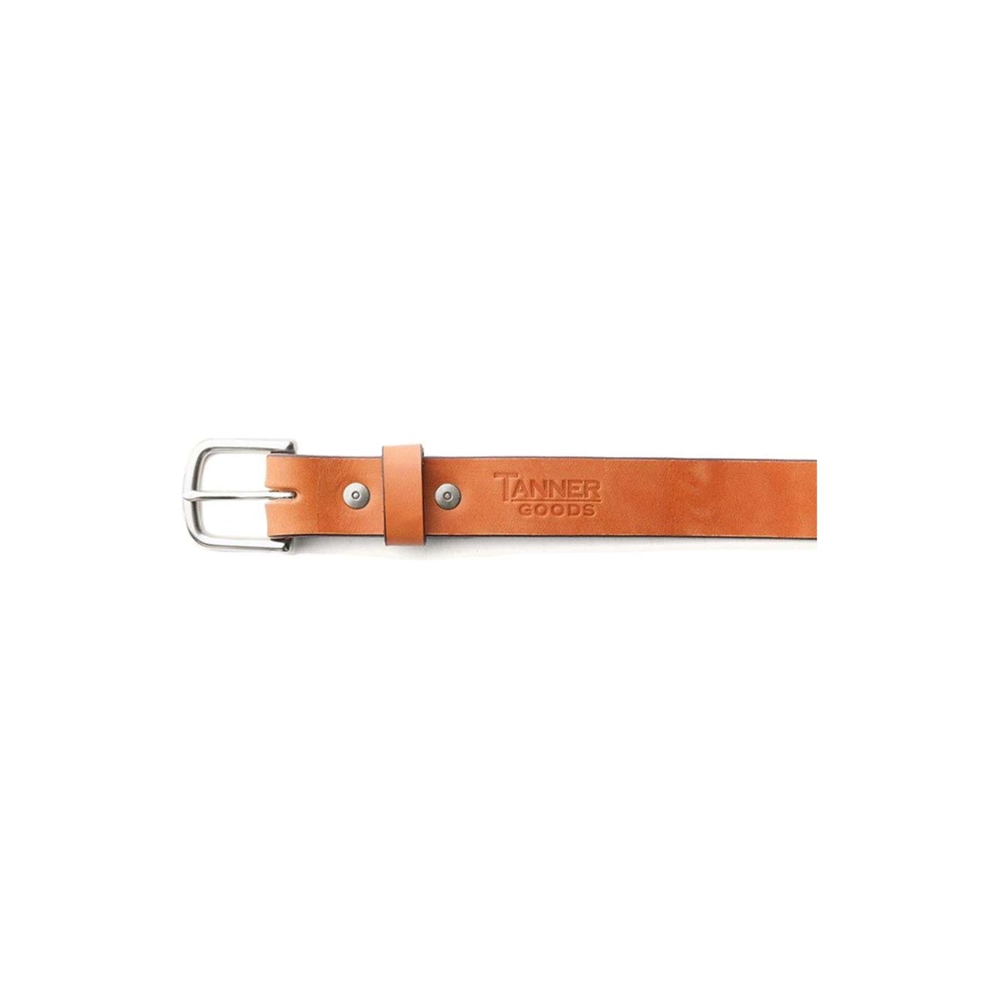 Tanner Goods M Belts Classic Belt, Saddle Tan / Stainless