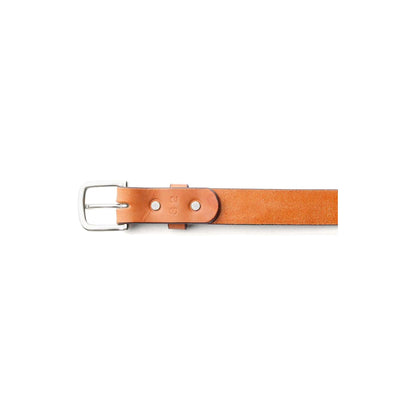 Tanner Goods M Belts Classic Belt, Saddle Tan / Stainless
