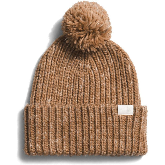 The North Face Beanie Chunky Beanie, Almond Butter/White