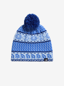 The North Face K Hat OS Kids' Cabin Ski Tuke - Polar Haze/Bold Blue Jacquard