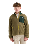 The North Face K Jacket Boys' Yumiori Off Peak Full-Zip Jacket - Caraway Seed/Bottle Green