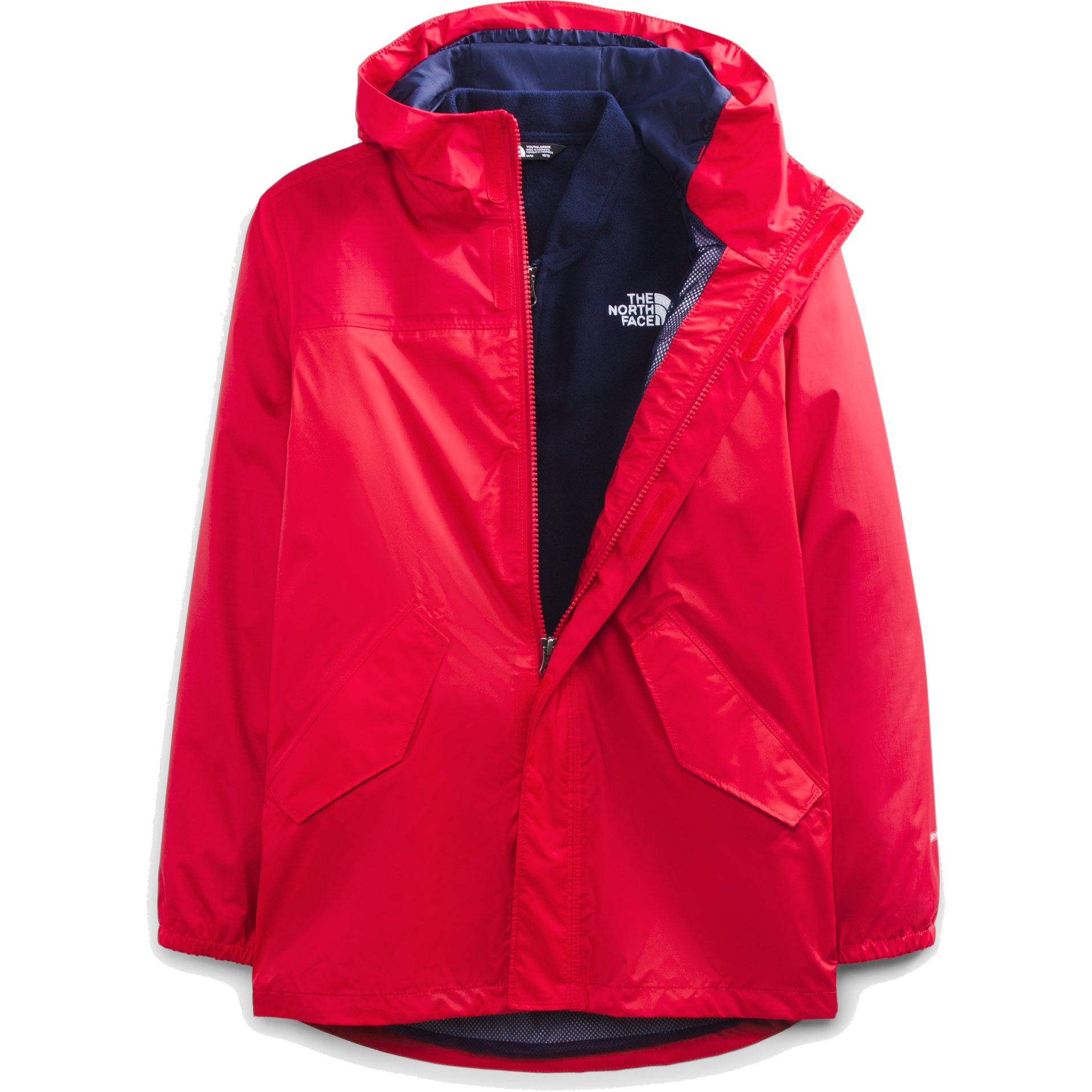 The North Face Kids Apparel Youth Stormy Rain Triclimate, TNF Red