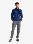 The North Face M Fleece Crest Full-Zip - Bold Blue/TNF Black