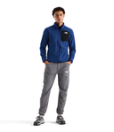 The North Face M Fleece Men's Crest Full-Zip - Bold Blue/TNF Black