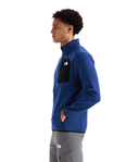 The North Face M Fleece Men's Crest Full-Zip - Bold Blue/TNF Black