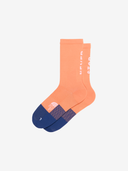 The North Face U Socks XS Never Stop Trail Run Crew Socks - Papaya/Bold Blue