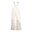 The North Face W Bib XS Reg Freedom Insulated Bibs - White Dune