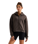 The North Face W Jacket Women's Jaida Full-Zip Hooded Jacket - Dark Chestnut