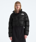 The North Face W Jacket Women's Nuptse Short Jacket - TNF Black/TNF Black-R