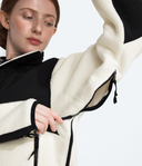 The North Face W Jacket Women's Retro Denali Jacket - White Dune/TNF Black
