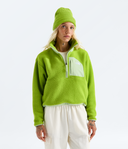 The North Face W Jacket Women's Yumiori Off Peak ½-Zip Jacket - Sport Moss/Calcified Lime