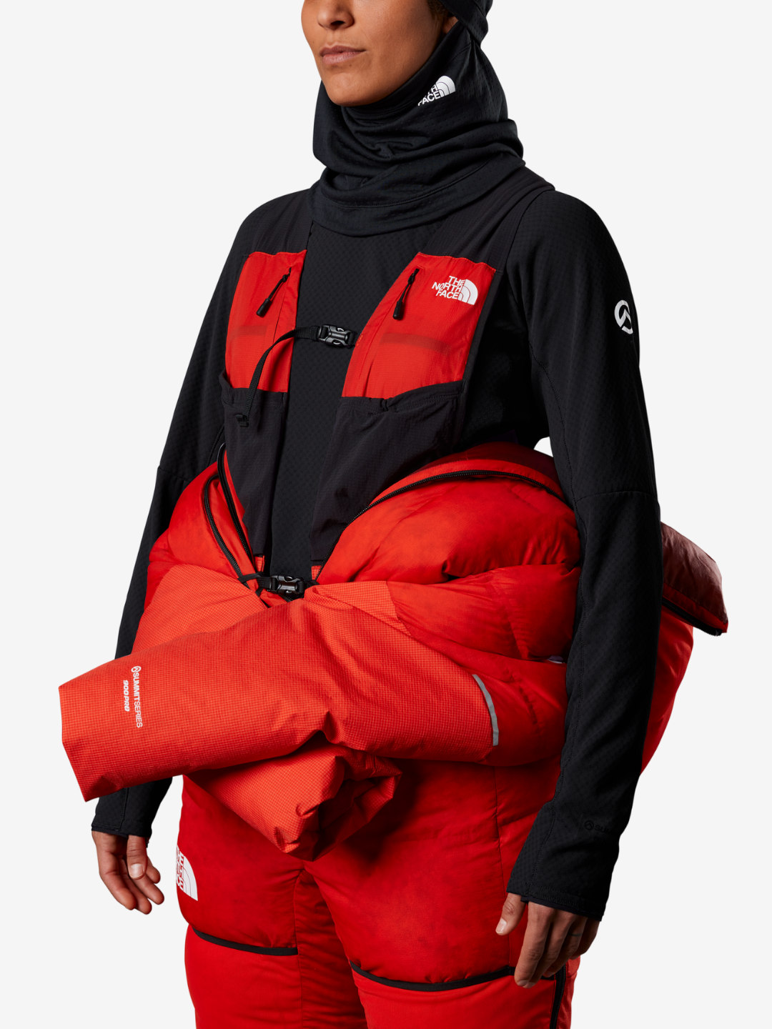 The North Face W Snowsuit Women's Himalayan Suit - Fiery Red