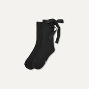 UGG Socks BLACK W Serenella Novelty Bow Sock